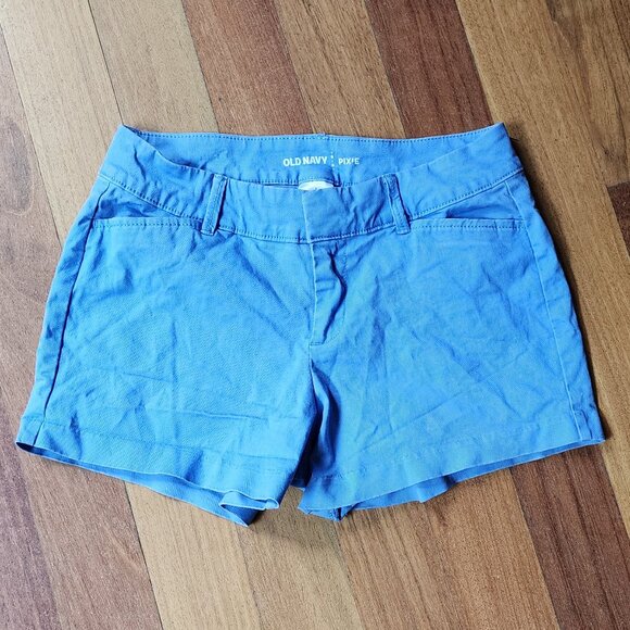 Old Navy Blue Pixie Short Shorts Size 0 - Picture 6 of 12